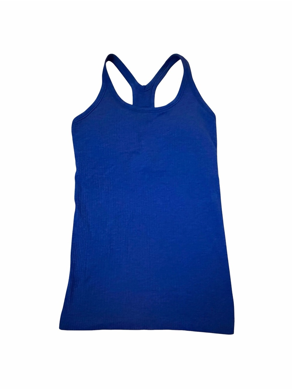 Lululemon Ebb to Street Tank Blue Size 4 Built-In Bra